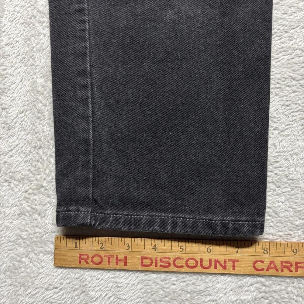 Vintage Levis 550 Jeans 33x30 (Fits 32x30) Black Denim Relaxed Fit Y2K Red Tab